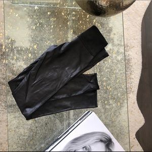 Spanx leather leggings